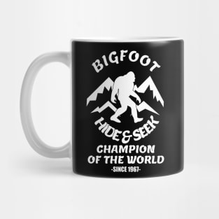 Bigfoot Hide and Seek Champion of the World Mug